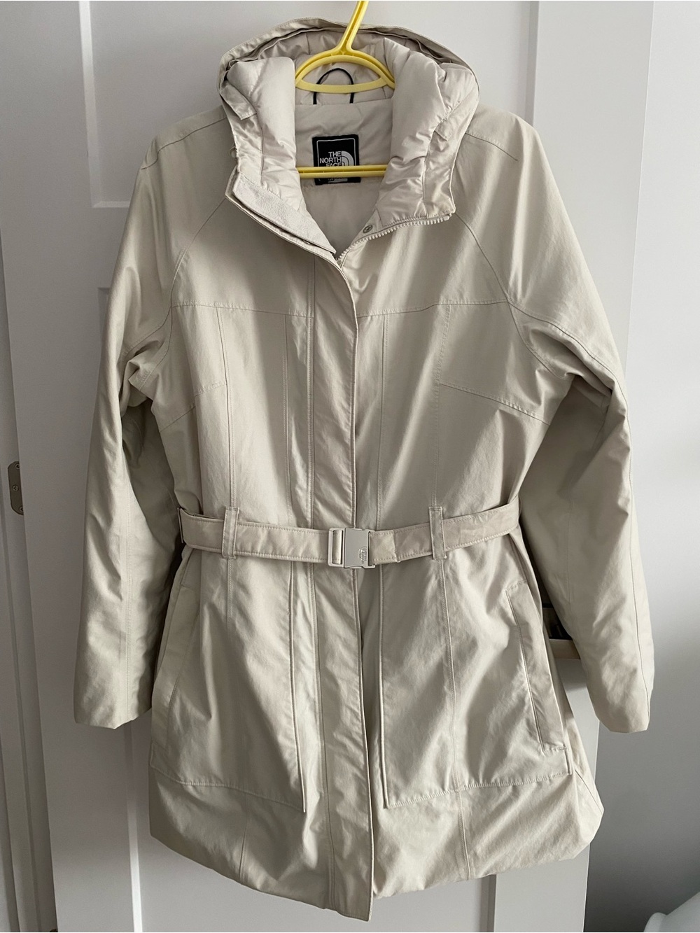 THE NORTH FACE Goose Down Belted Trench Coat Jacket | Size XL